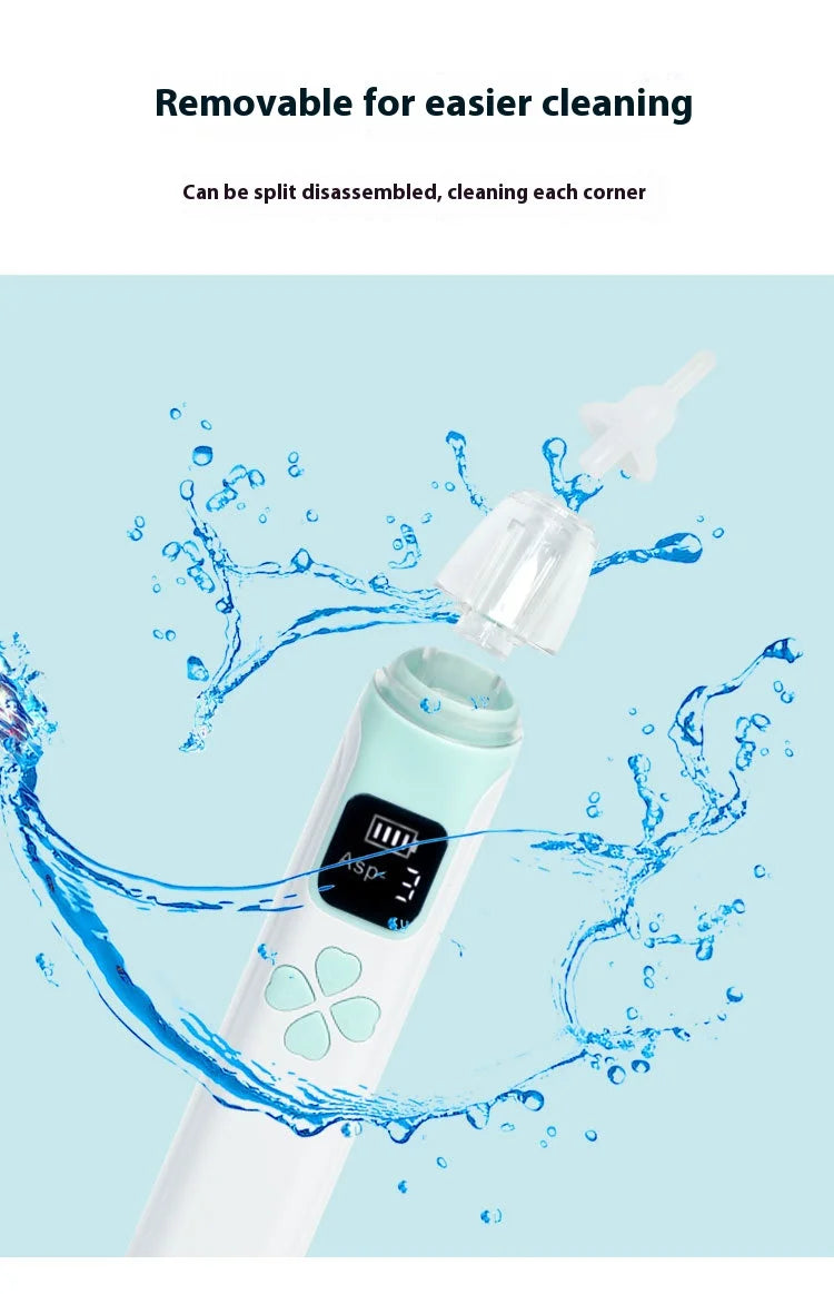 AiQUE bébé nez nettoyant Silicone réglable aspiration électrique enfant aspirateur Nasal sécurité pratique à faible bruit