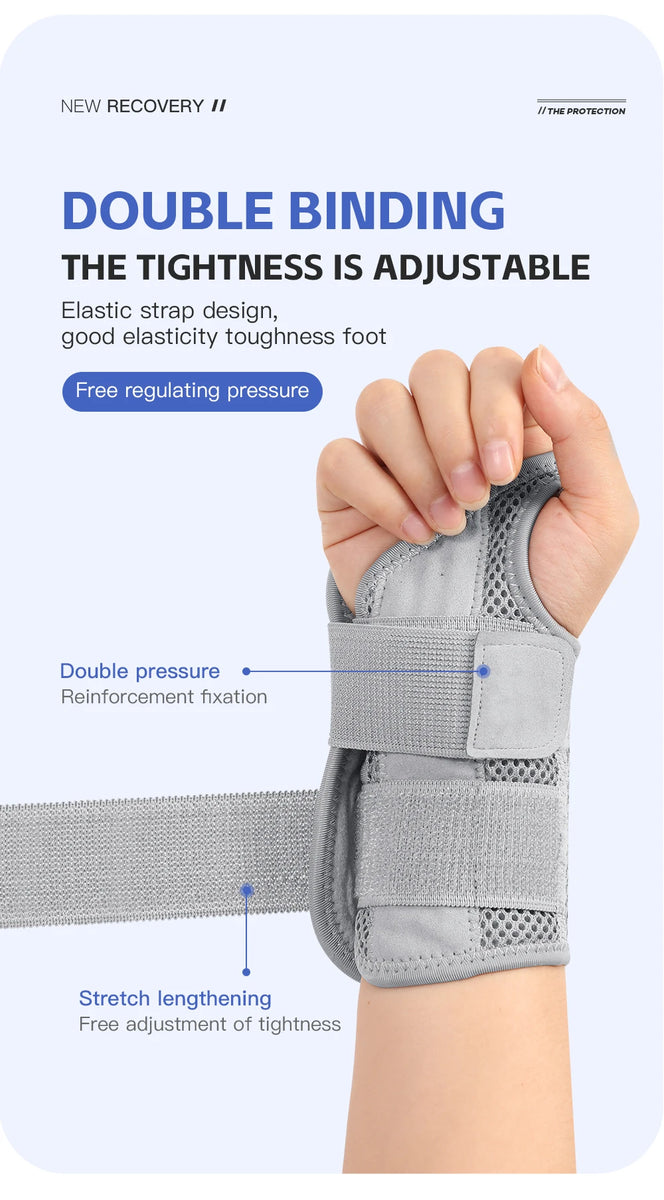 Attelle de poignet de Compression, 1 pièce, protection du canal carpien, protection de poignet de sport, attelle orthopédique pour les mains, syndrome de l'arthrite