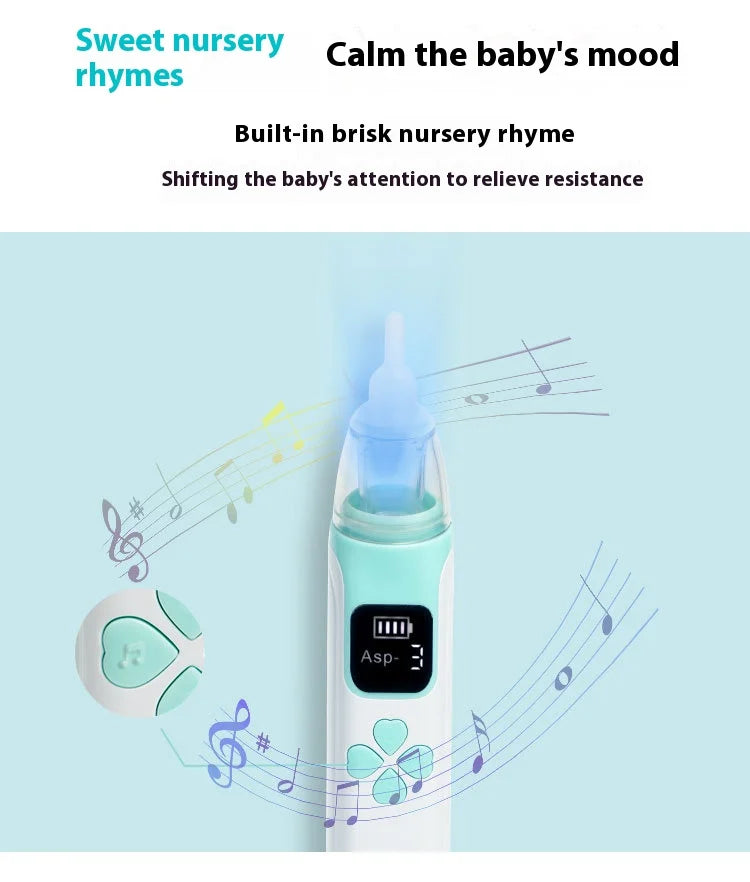 AiQUE bébé nez nettoyant Silicone réglable aspiration électrique enfant aspirateur Nasal sécurité pratique à faible bruit
