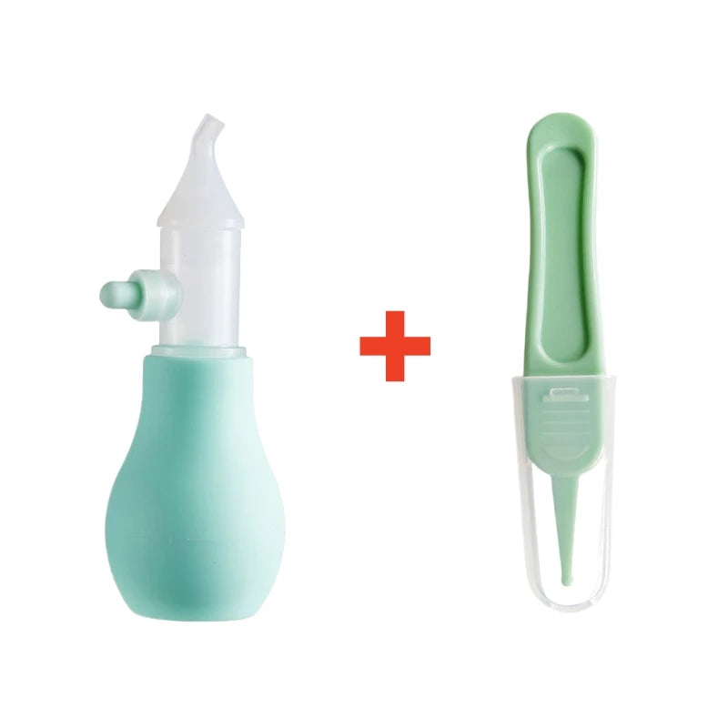 Aspirateur Nasal en Silicone pour bébé, pompe d'aspiration, nettoyeur de nez pour enfants, dispositif de nettoyage du nez apaisant, outils de nettoyage Nasal