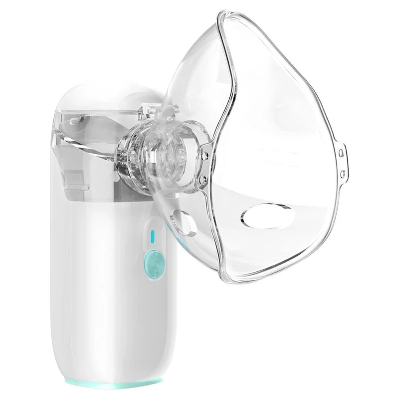 AiQUE Mini maille nébuliseur Portable Hoseheld médical silencieux inhalateur ultrasonique dispositif de vapeur Mobile nez qui coule pour enfant adulte