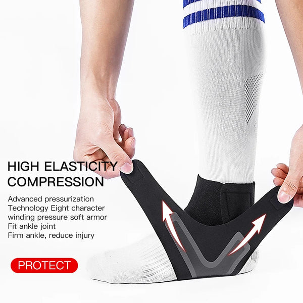 Support de cheville élastique respirant Sport cheville orthèse Tobillera Fitness Compression réglable cheville protecteurs Football