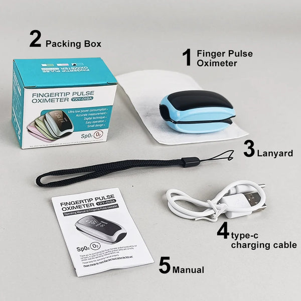 AiQUE oxymètre de doigt