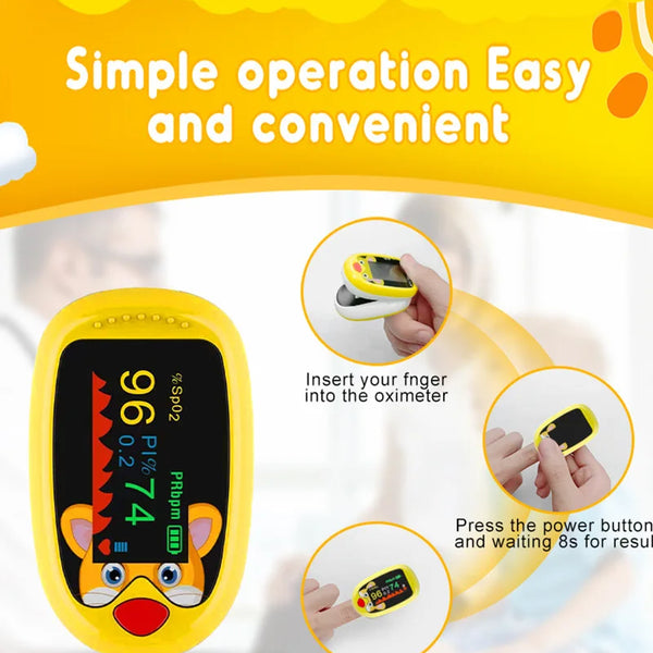 Oxymètre de pouls de doigt Rechargeable