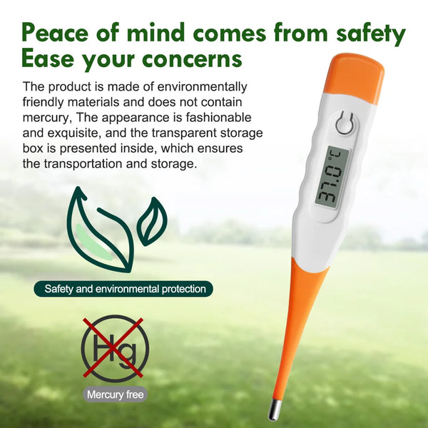 Thermomètre pour adultes - Lecture rapide, thermomètre fièvre précis, thermomètre numérique basal