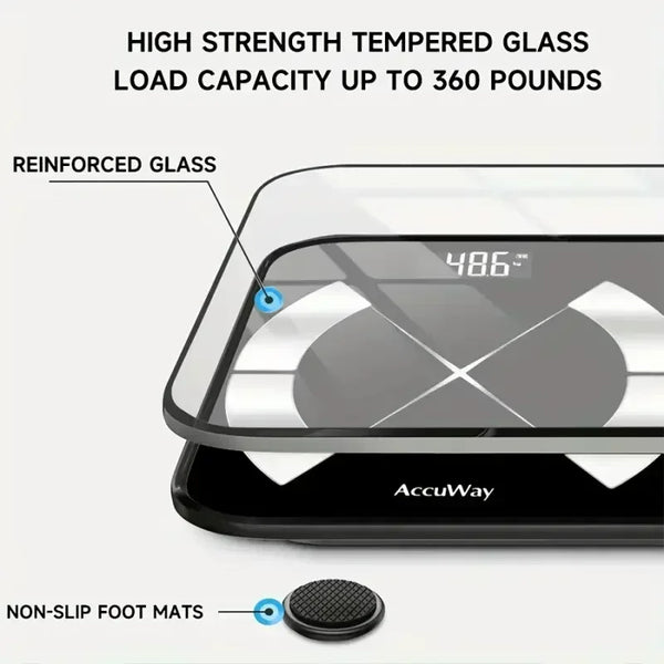 Balance corporelle électronique moderne, mesure numérique de poids de haute précision pour usage domestique par adultes, hommes et femmes, 1 pièce