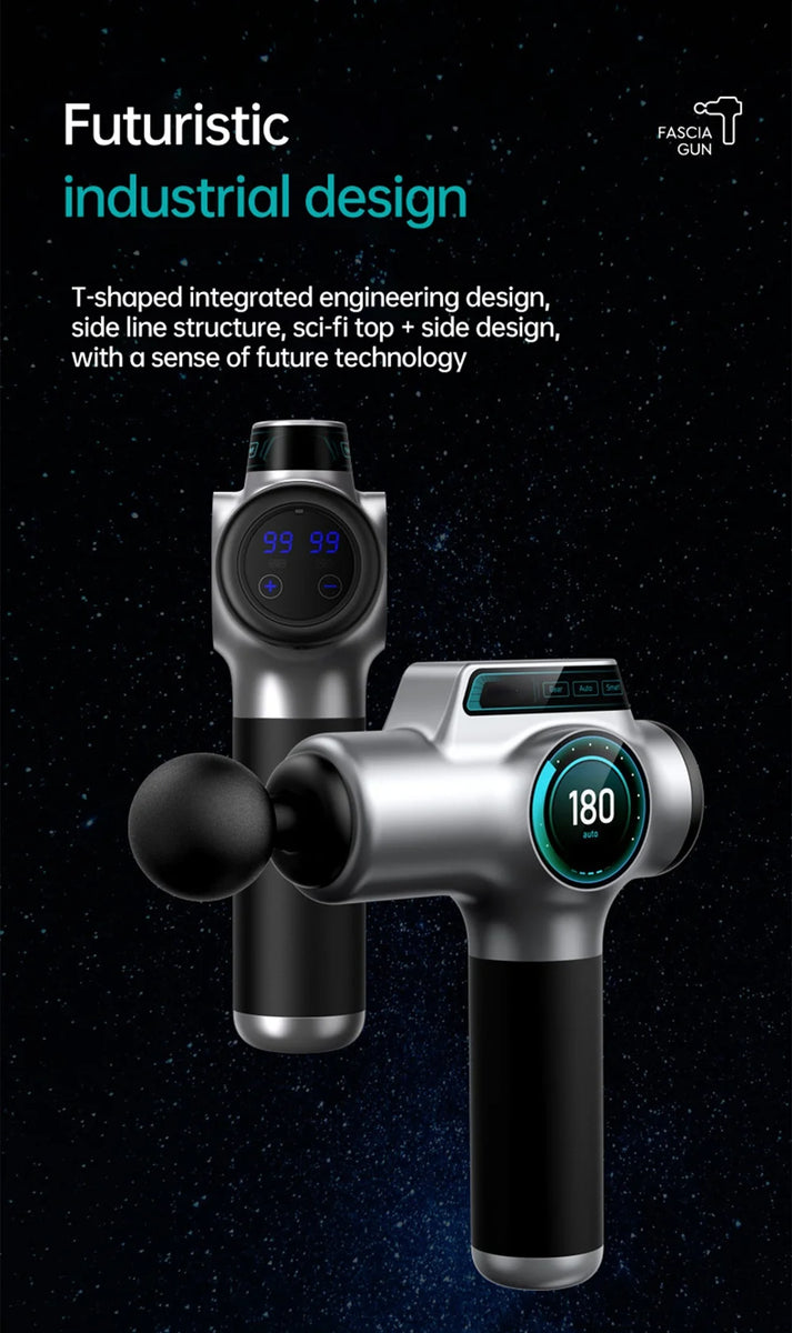 Pistolet de Massage musculaire professionnel à 99 vitesses, masseur pour le cou et le dos, Instrument de Massage, équipement de Fitness, livraison directe