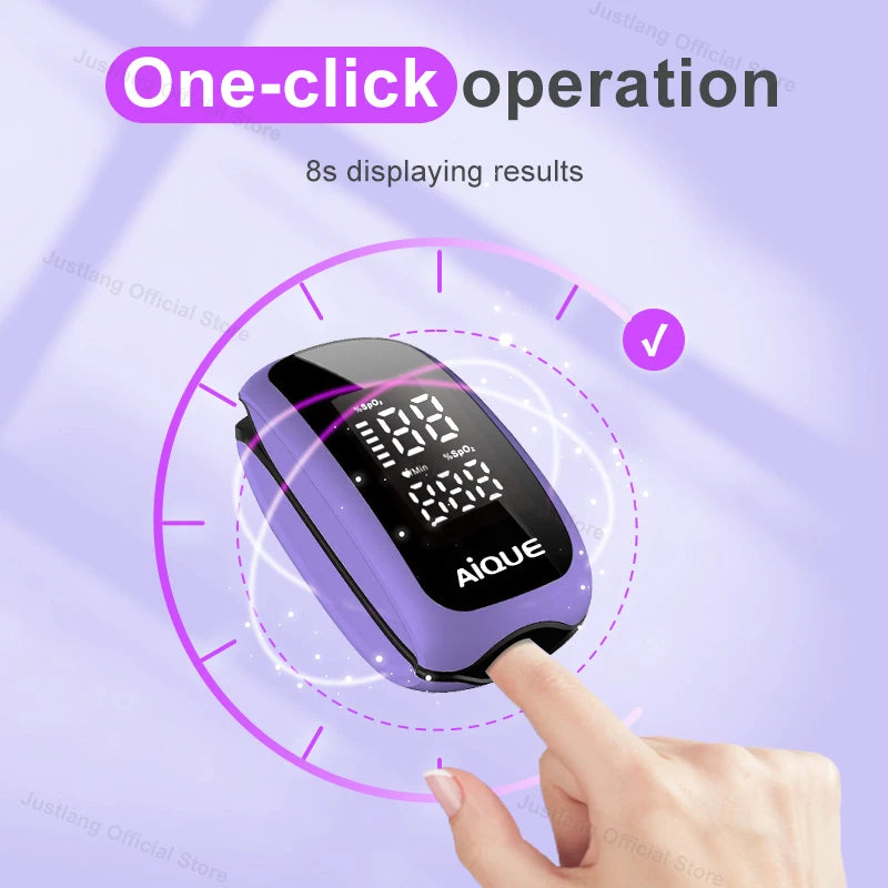 AiQUE oxymètre de doigt