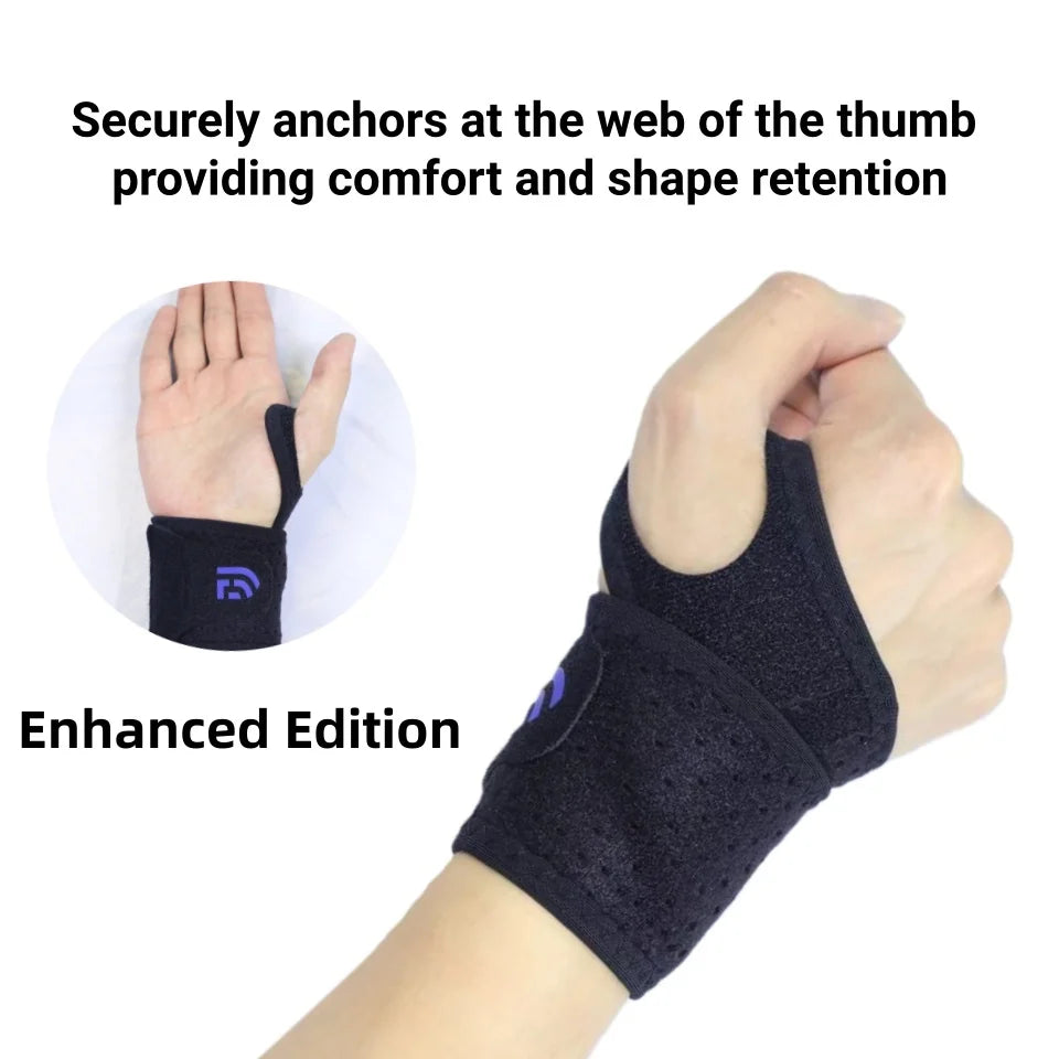 Attelle de soutien de poignet respirante pour salle de sport/travail, manchon de Compression réglable, soulagement de l'arthrite et du canal carpien, pré-lures sportives