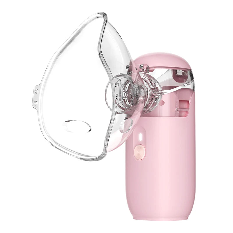 AiQUE Mini maille nébuliseur Portable Hoseheld médical silencieux inhalateur ultrasonique dispositif de vapeur Mobile nez qui coule pour enfant adulte