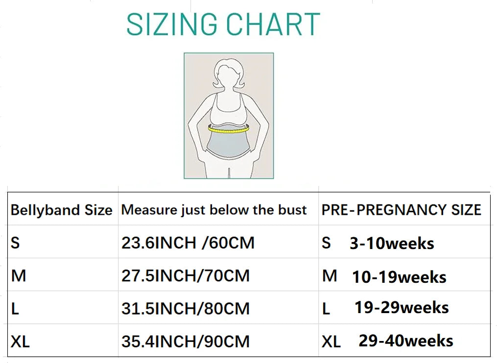 4 paquets de bandes abdominales pour la grossesse, les pantalons de maternité et les jeans pour tous les trimestres et y compris les soins prénatals post-gravité