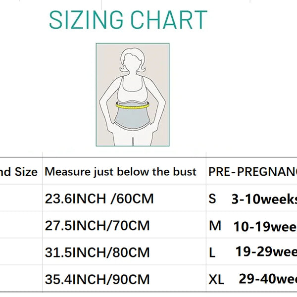 4 paquets de bandes abdominales pour la grossesse, les pantalons de maternité et les jeans pour tous les trimestres et y compris les soins prénatals post-gravité