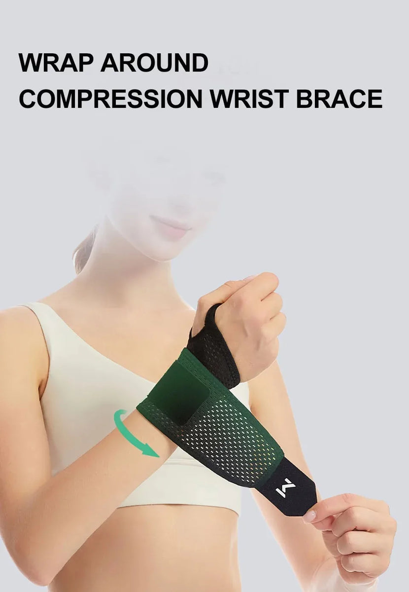 Attelle de soutien de poignet respirante pour salle de sport/travail, manchon de Compression réglable, soulagement de l'arthrite et du canal carpien, pré-lures sportives