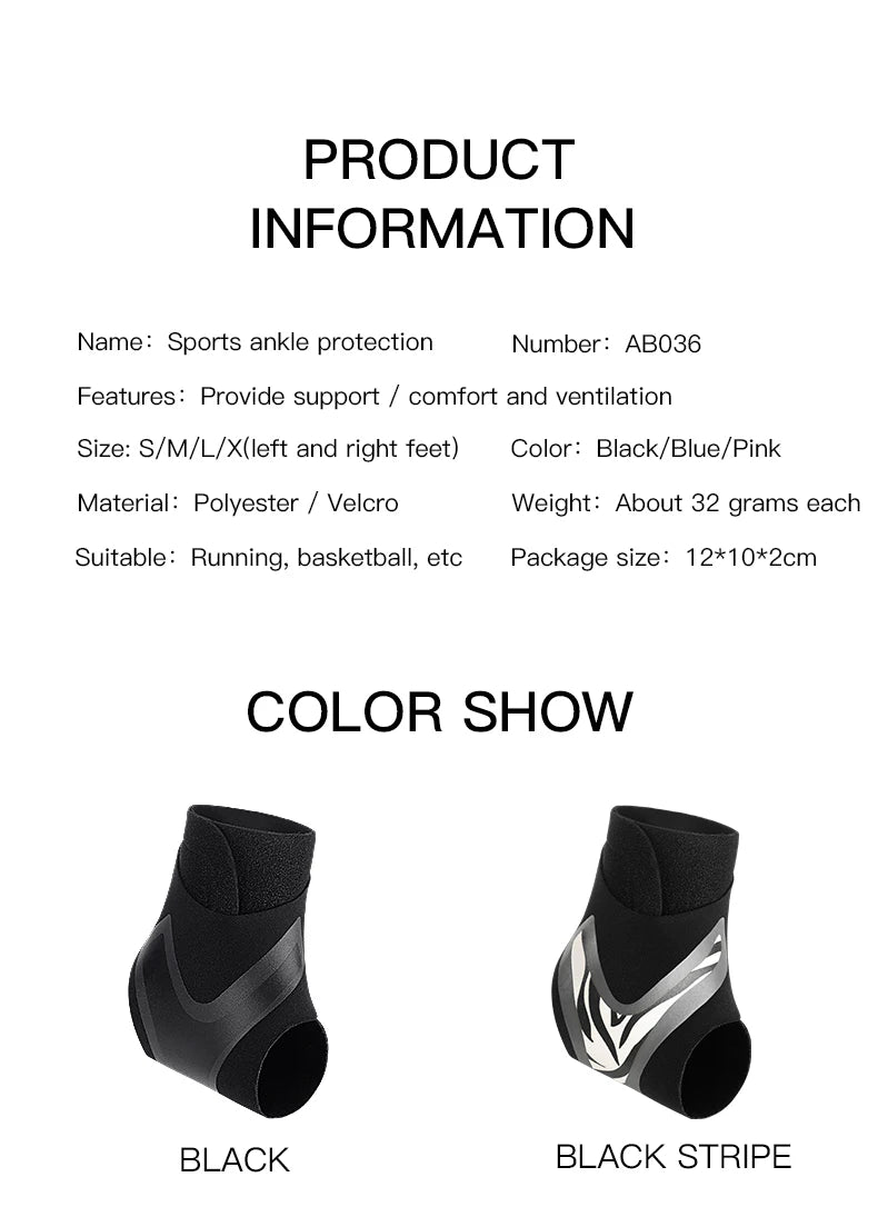 Support de cheville élastique respirant Sport cheville orthèse Tobillera Fitness Compression réglable cheville protecteurs Football