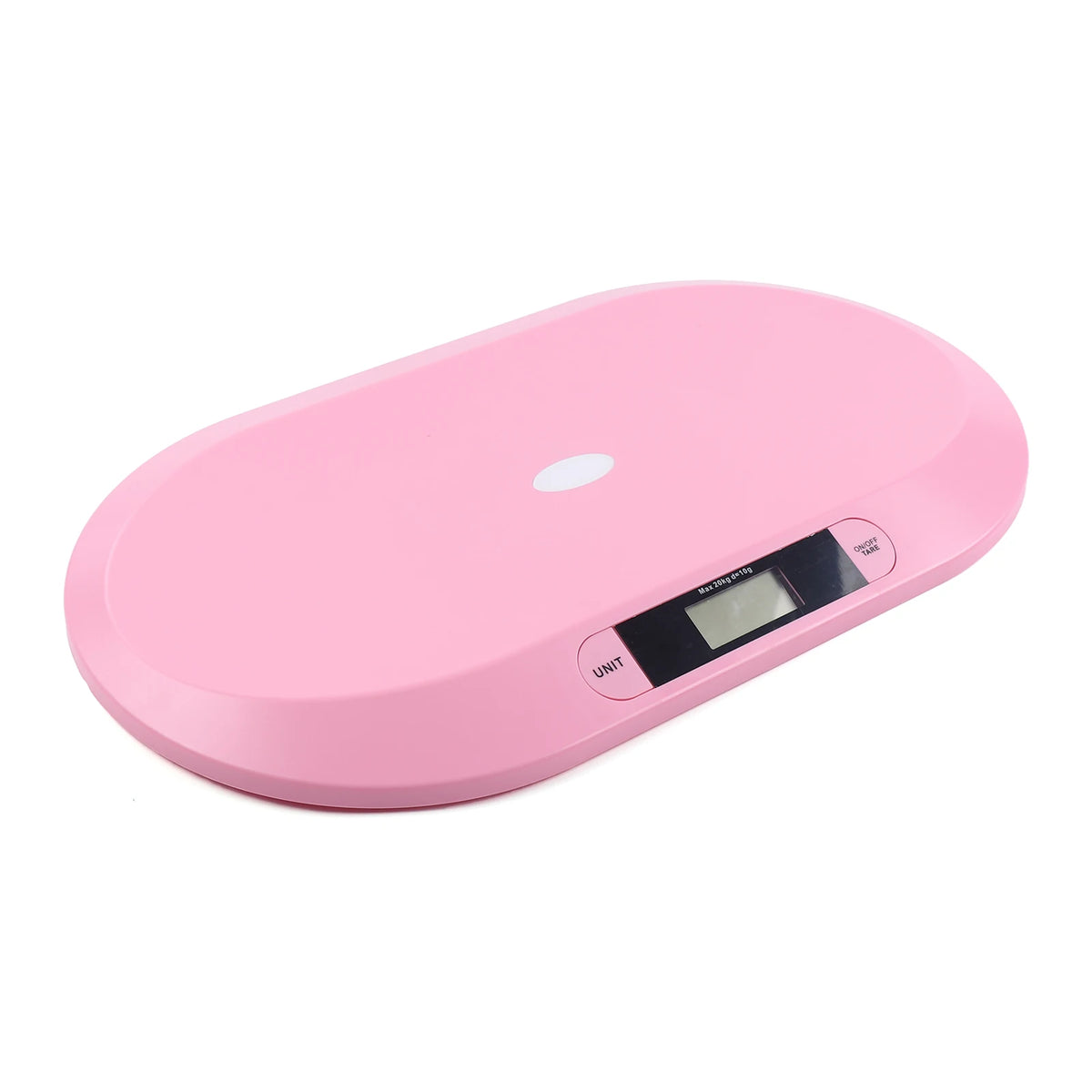 Balance numérique pour bébé 44LBS, avec règle à serviettes, fonction Tare, jauge de contrainte, balance pour bébé, indicateur de surcharge, 3 unités LCD kg/lb/st