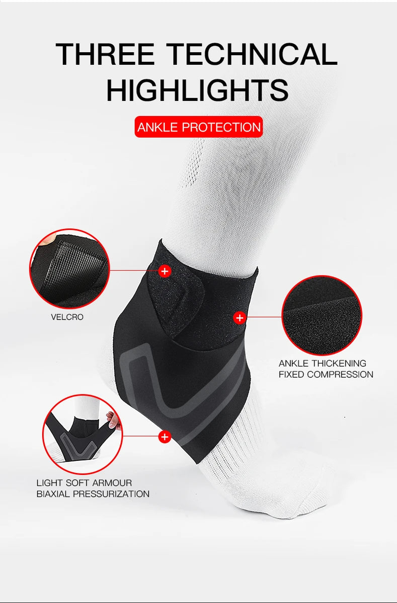 Support de cheville élastique respirant Sport cheville orthèse Tobillera Fitness Compression réglable cheville protecteurs Football