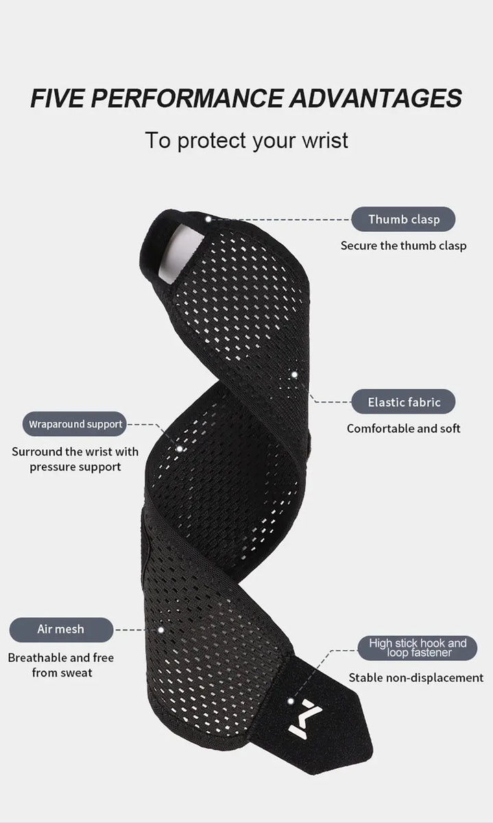 Attelle de soutien de poignet respirante pour salle de sport/travail, manchon de Compression réglable, soulagement de l'arthrite et du canal carpien, pré-lures sportives