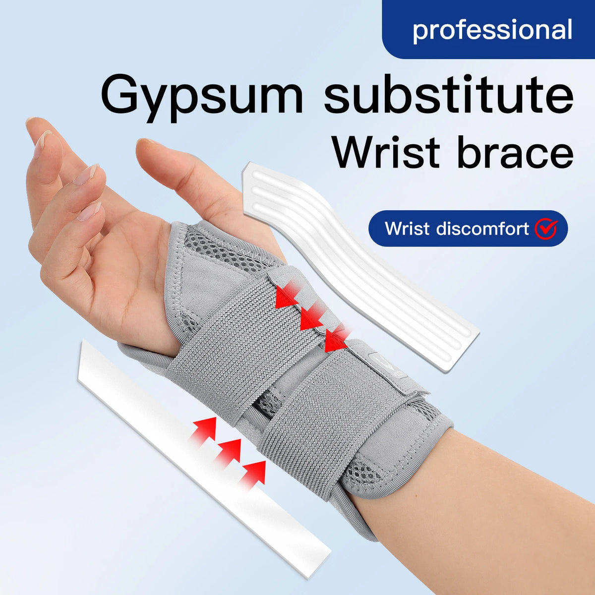 Attelle de poignet de Compression, 1 pièce, protection du canal carpien, protection de poignet de sport, attelle orthopédique pour les mains, syndrome de l'arthrite