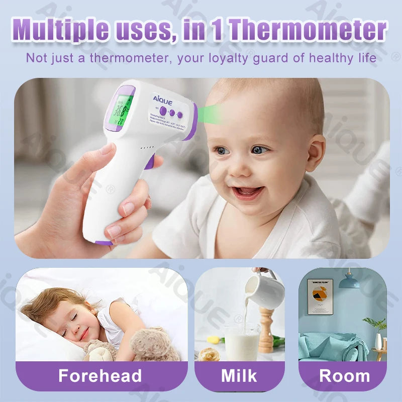 Thermomètre numérique médical, dispositif de température corporelle infrarouge sans Contact, outil de mesure de la fièvre pour bébés et adultes, moniteur de fièvre