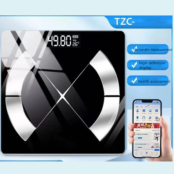 Dispositif de pesage de perte de poids USB, affichage LED, balance de poids corporelle intelligente, balance électronique de précision de charge pour le bureau et la maison pour adultes