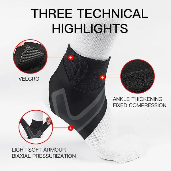 Support de cheville élastique respirant Sport cheville orthèse Tobillera Fitness Compression réglable cheville protecteurs Football