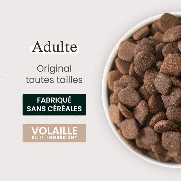 Ultra Premium Croquettes Sans Céréales 12kg - Original - Chien Adulte Toutes Tailles