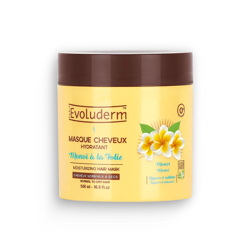 Evoluderm Masque Cheveux Hydratant Monoï à la Folie