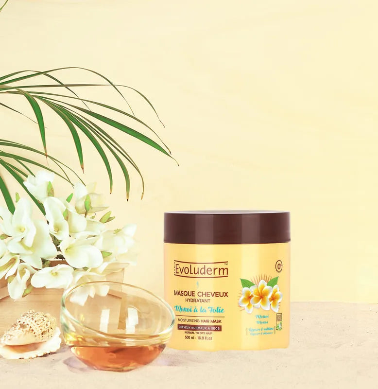 Evoluderm Masque Cheveux Hydratant Monoï à la Folie