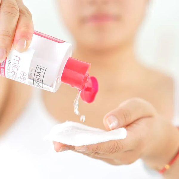 EVOLUDERM Eau Micellaire Démaquillante Peaux Réactives, Sujettes Aux Rougeurs